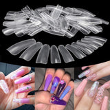 Poly Nail Gel Tools Quick Building Poly Builder UV Gel Tools Kit Finger Extension Tips Mold, DIY Poly Quick Gel Starter Set