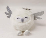 B Bath Cute Holder Fluffy White Flying Angel Owl W Skates