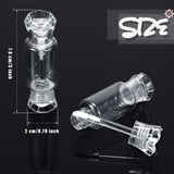 20 Pieces Clear Lip Gloss Tubes Candy Shape Lip Gloss Containers Mini Empty Lip Balm Tube and 2 Pieces Funnel for DIY Cosmetics Women Girls