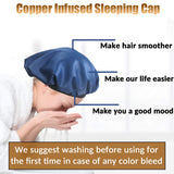 Sleep Caps Hair Bonnet for Woman NEWBEAU Night Caps for sleeping, Reversible with Elastic Band Sleep Caps Protecting Hair (2 Pack, 56CM)