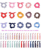30PCS Small Scrunchies For Hair For Toddler Girls,Great Baby Elastic Hair Ties For Kids Brithday Party, Hair Bands Ponytail Holder Hair Accessories