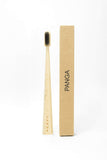 Bamboo Toothbrush Kit by PANGA Eco-Friendly Bamboo Toothbrush, BPA Free, Soft Bristles, Green