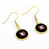 Betty Boop Love (Gold, Drop Dangle Earrings)