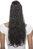 Vivica A. Fox Synthetic Human Hair Blend, 26 Inch Layered Ends Body Wave w/Drawstring, Pocket Bun Style Extensions - HPB-JAYMA (P2216)