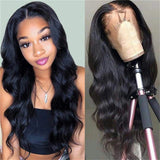 Foreverlove 9A Body Wave Wigs Human Hair 13×4 Lace Front Wigs 100% Unprocessed Brazilian Virgin Human Hair Lace Front Wig Natural Color for Black Women（10 inch）