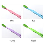 King Head Deep Clean Toothbrush 4 Pack with Mugwort Infused Medium Bristles for Cleaner, Whiter Teeth and Fresher Breath, Large Ergonomic Head for Proper Dental Care
