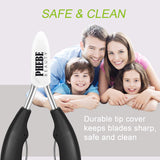 Toenail Clippers for Ingrown or Thick Toenails for Seniors, Nail Clippers for Men and Women- Sharp Stainless Steel Professional Toes Ingrown Toenail Nail Trimmer, Toenail Nail Set