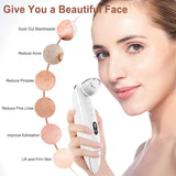 Blackhead Remover Vacuum, VITCOCO 5MP Visible Electric Facial Pore Cleanser Blackhead Suction Tool, 6 Modes & 4 Replaceable Suction Probes, LED Display, USB Rechargeable Blackhead Extractor Tool