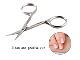 Staleks Professional Cuticle Curved Scissors Stainless Steel Manicure Pedicure Care Tools Nail Beard Eyebrow Eyelash Trimming PRO EXPERT 10 TYPE 1 (18 мм) (SE-10/1)