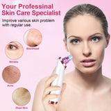 Blackhead Remover Vacuum Electric Pore Cleaner Blackhead Acne Comedone Pimple Extractor Tool Kit with 5 Replaceable Suction Probes, 3 Adjustable Suction Power