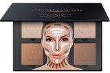 Aesthetica Cosmetics Contour and Highlighting Powder Foundation Palette/Contouring Makeup Kit Gift Set; Easy-to-Follow, Step-by-Step Instructions Included