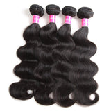 Encii Hair Brazilian Hair 1 Bundle Body wave 18” Grade 10A Unprocessed Brazilian Hair Bundles Human Hair Bundles Natural Black Color Total 100g