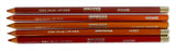 Jordana 7" Lip Liner Pencil (5 Pack) Cherry, Classic Bronze, Honey, Bronze