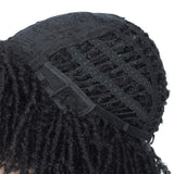 Affinitee Short Dreadlocks Twist Wig for Black Women - Synthetic Braided Crochet Curly Faux Locs Wig for African American Women - 6 Inches #1B/30