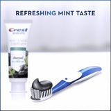 Crest Charcoal 3D White Toothpaste, Whitening Therapy, with Tea Tree Oil, Refreshing Mint flavor, 4.1 oz, Pack of 3