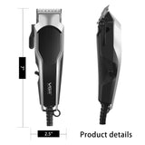 Hair Clippers for Men,Professional Hair Trimmer Set with Adjustable Blade,Electric Hair Clippers with 4 Guide Combs for Men/Kids/Baby/Barber Grooming Cutter Kit