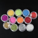 42 in 1 Combo Nail Art Set Acrylic Nail Powder Glitter Brush Nail Art Tools Kit Set for Professional and Home Use