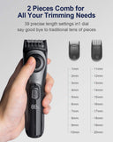 OriHea Professional Hair Clippers for Men, Hair Beard Clipper Low-vibration Hair Trimmer Beard Trimmer Hair Cutting Grooming Kit with LED Display (Black)