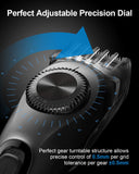 OriHea Professional Hair Clippers for Men, Hair Beard Clipper Low-vibration Hair Trimmer Beard Trimmer Hair Cutting Grooming Kit with LED Display (Black)