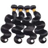 Human Hair Bundles Body Wave Human Hair Extensions 4 Bundles (20 18 16 14) Inch 9A 100% Unprocessed Brazilian Virgin Human Hair Weave Bundles By Coisini Hair