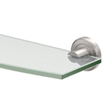 Gatco Latitude II Glass Shelf, 20 inch, Satin Nickel