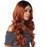 Sensationnel Synthetic Empress Edge Deep Part Lace Front Wig - ZANIYA (1B Off Black)