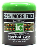 Fantasia Maximum Strength Herbal Gro Hair And Scalp Treatment, 5 oz (Pack of 4)