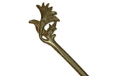 Black Ebony Hair Stick Hand-carved Hair Stick - WHS007