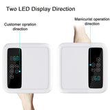 72W Cordless 36Pcs UV LED Nail Lamp Rechargeable Nail Polish Curing Lamps Large Space Nail Dryers for Gel Polish Professional Nail Light with Sensor & 4 Timers (White)(Rechargeable)