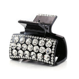 Hair Claw Jaw Pin Butterfly Clip Clear Rhinestones Hair Styling Accessories for Women Teens (Clear Rhinestones)
