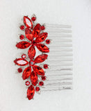 Faship Gorgeous Rhinestone Crystal Floral Hair Comb