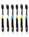 Daily Essence Charcoal Toothbrush, 6 Count