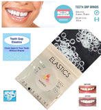 IVORIE Dental Orthodontic Rubber Bands Elastics Latex Braces Teeth Gap 100pcs (5/16" Penguin 4.5oz (High))