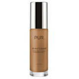 PÜR 4-in-1 Liquid Foundation, Deep, 1 Fl Oz