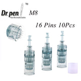 Dr.Pen Ultima M8 Replaceable Cartridges 16 Pins 10 Pcs Use On Dr Pen M8