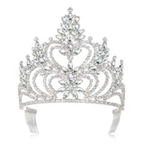 YZHSTONE Pageant Prom Queen Tiaras 5" Tall Large Tiara Crown Adult Women Birthday Queen Tiara Crown