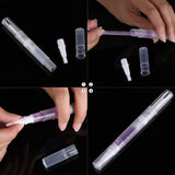 20 Pack 3ml Transparent Empty Twist Nail Cuticle Oil Pen Tube for Lip Gloss Nail Polish Eyelash Growth Liquid