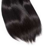 CYNOSURE Straight Brazilian Hair 3 Bundles Grade 9a Unprocessed Straight Human Hair Extensions Natural Black (14 16 16inches)