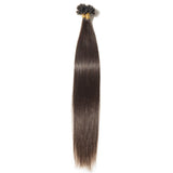 S-noilite U Tip Pre Bonded Human Hair Extensions Dark Brown 100strands 50g 22Inch Keration Fusion Nail Tip Hairpieces Silky Straight Brazilian Human Hair For Women #2