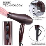 Professional Salon Hair Dryer Purple and Hair Straightener and Curler 2 in 1
