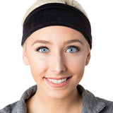 Hipsy Adjustable & Stretchy Crushed Xflex Wide Headbands for Women Girls & Teens