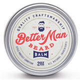Better Man Beard Balm - 2 oz All-Natural Moisturizing Balm with Therapeutic Grade Essential Oils & 100% Natural Formula - Balm-01