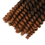6 Packs Wand Curly Braids Jamaican Bounce African Collection Havana Mambo Twist Braid 20 Strands Synthetic Crochet Braiding Hair Extensions (12inch, T30)