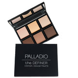 Palladio The Definer Contour + Highlight Palette Luminous 0.64 Ounce