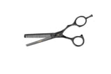 MD Cato 6.5" Thinning and Blending Shear for Barbers & Stylists (Black)