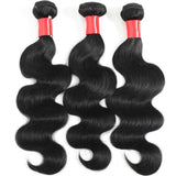 Lizourey Hair Brazilian Virgin Hair Body Wave Hair One Bundle 8inch 100% Unprocessed Virgin Human Hair Extension Weave Natural Black Can be Dyed and Bleached