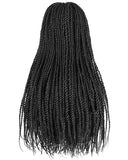 Mirra's Mirror (6Packs)14Inch Senegalese Twist Crochet Hair Braiding Hair Synthetic Mambo Twist Hair Extension 30Strands/Pack (14inch (6packs), 1B#)