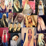 613 Blonde Hair Bundles Weft Unprocessed Brazilian Virgin Human Hair Weave Grade 7A Quality Brazilian Hair Extensions Weave Weft Thick Body Wave 10" / 10 inch #613 Bleach Blonde 3 Bundles 300g