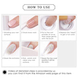 Dipping Powder Nail Starter Kit - 6 Pastel Fall Winter Colors Candy Lover Dip Powder System Acrylic for French Nail Art Essential set, No Curing Needed Portable Kit for Travel