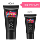 Gershion Clear Poly Nail Gel 60ML 2.02oz High Capacity Nail Extension Gel Builder Gel Trendy Nail Salon Nail Art Design DIY at Home Beginner Friendly